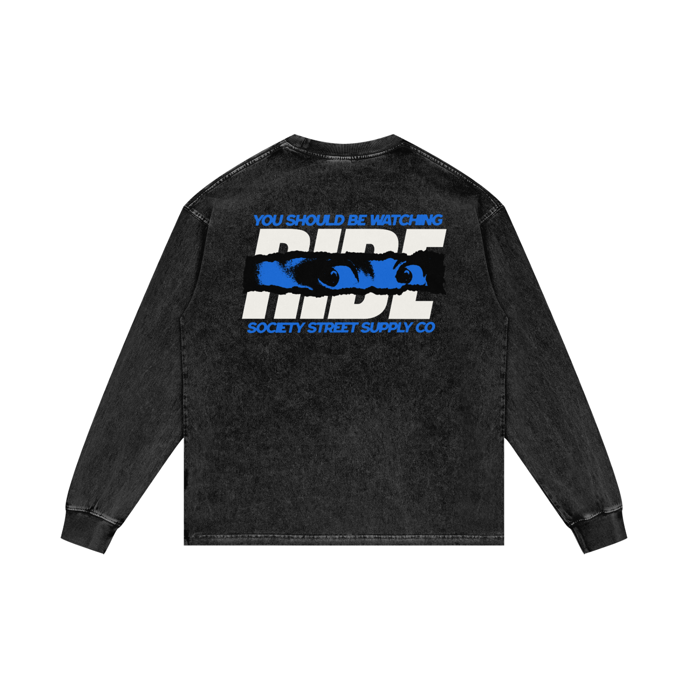 HC001 Motorrad Blue Long Sleeve No Sleeves