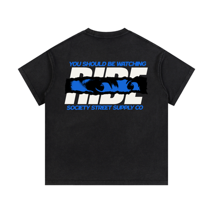 HC001 Motorrad Blue Tee