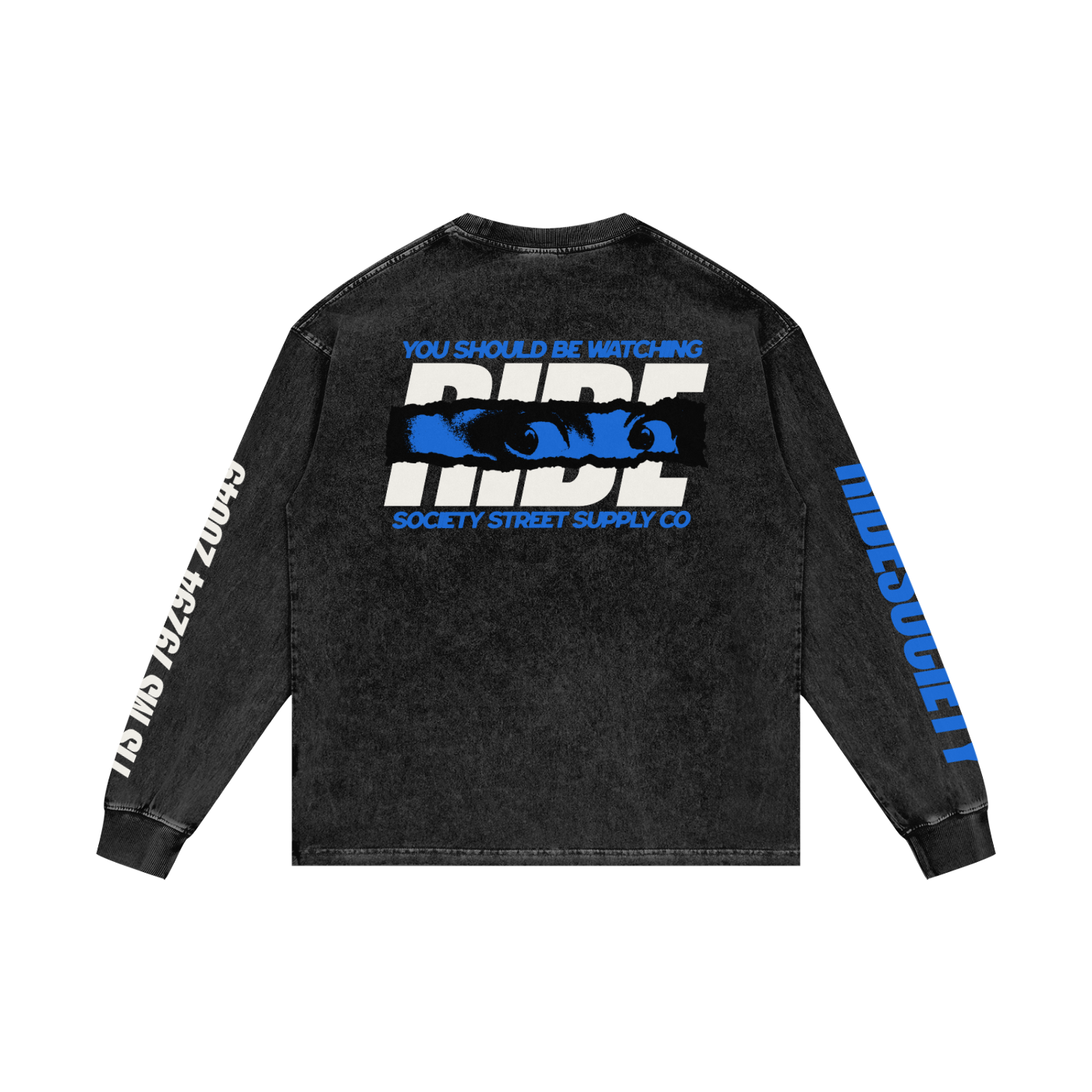 HC001 Motorrad Blue Long Sleeve