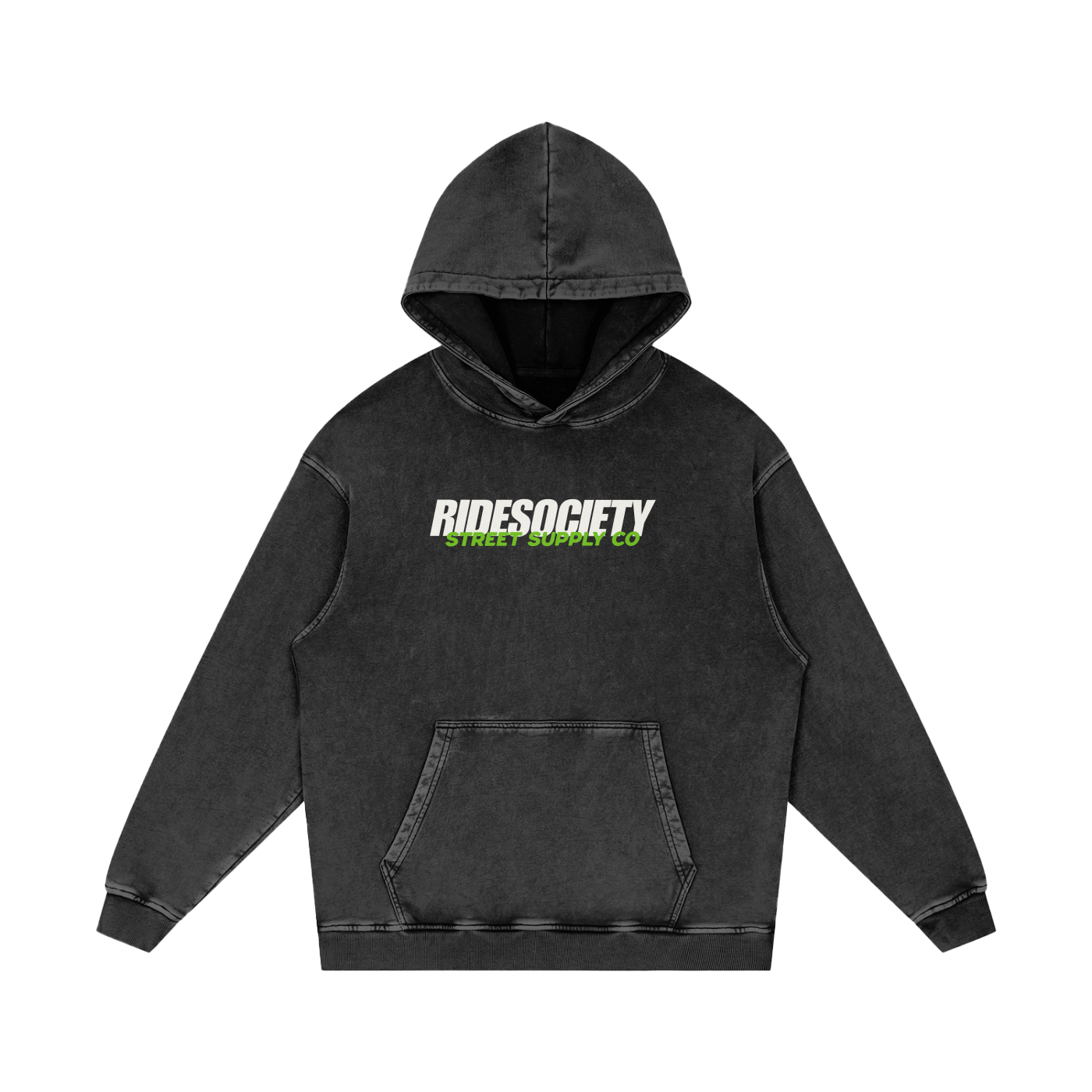 HC001 Kawasaki Green Hoodie No Sleeves