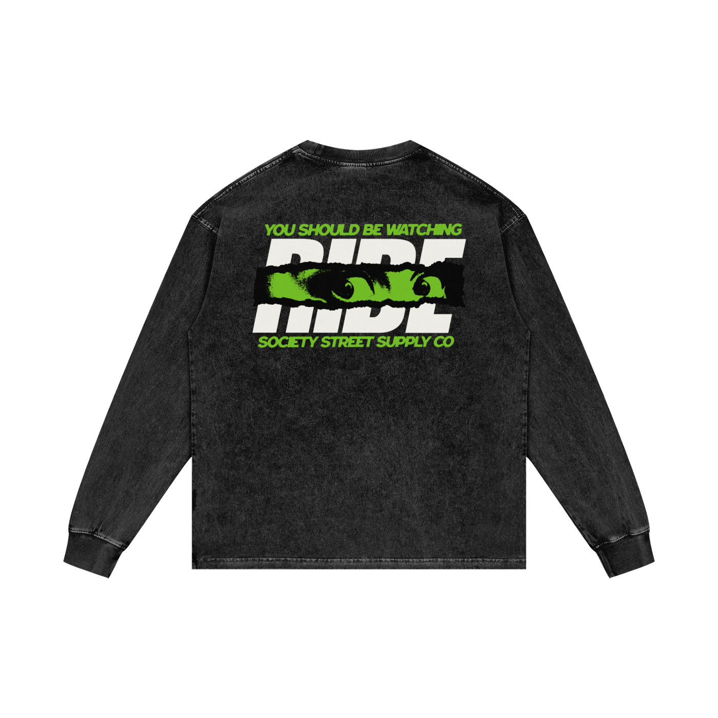 HC001 Kawasaki Green Long Sleeve No Sleeves