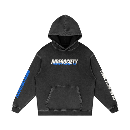 HC001 Motorrad Blue Hoodie