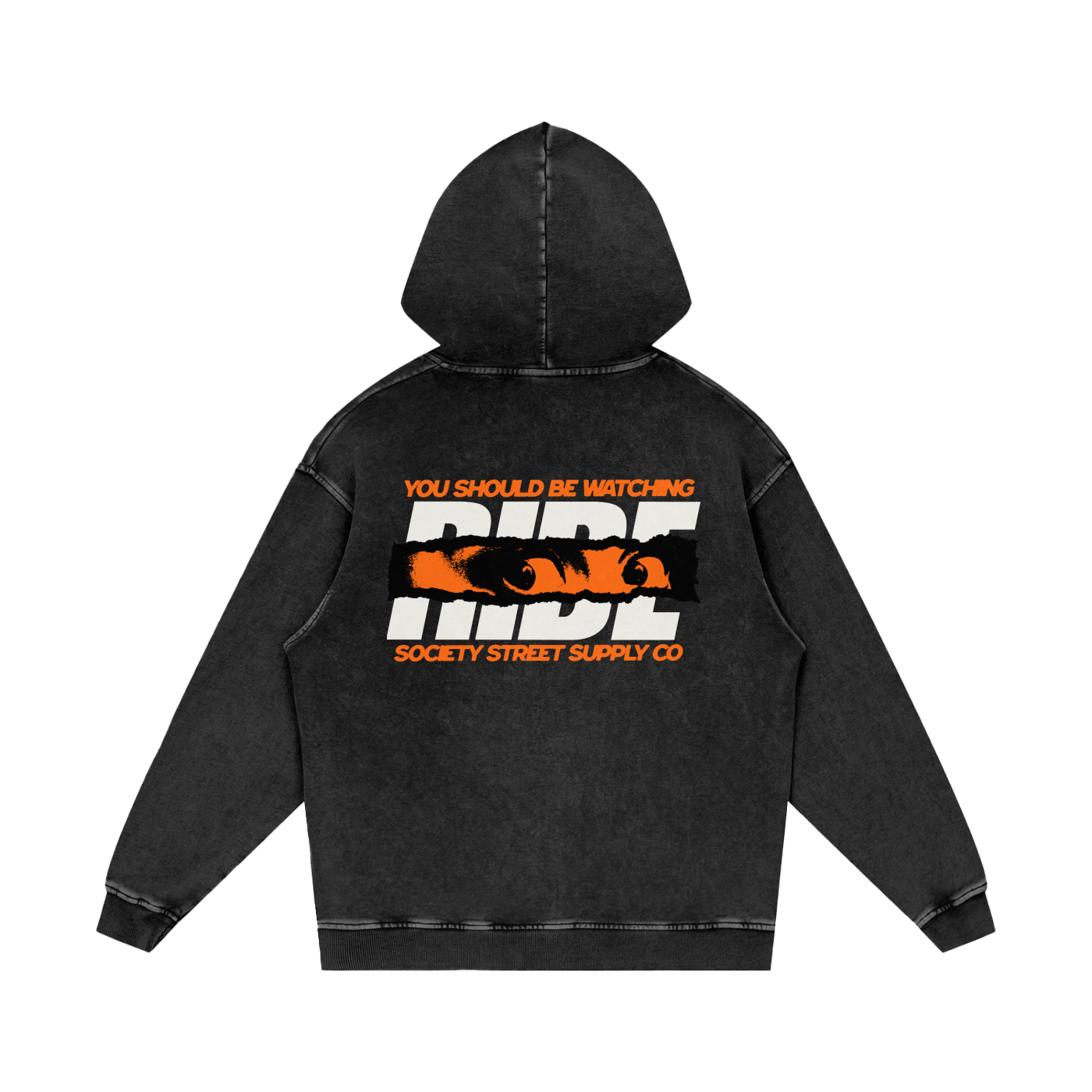 HC001 KTM Orange Hoodie No Sleeves