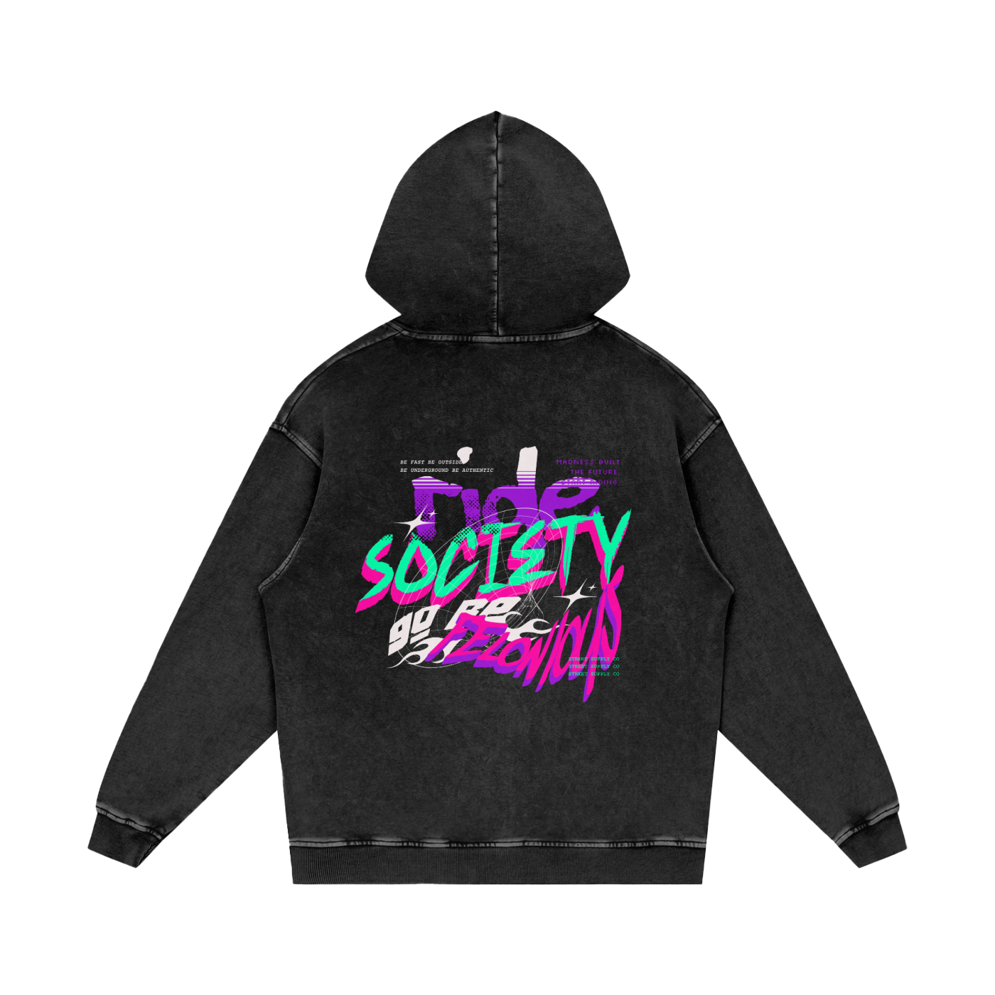 SS001 Felonious Hoodie No Sleeves
