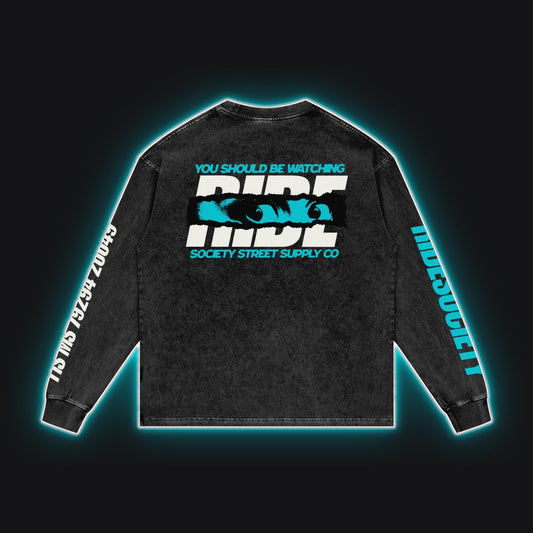 HC001 RS Cove Long Sleeve, back view, rim glow