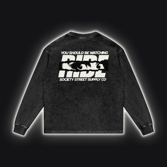 HC001 RS Dune Long Sleeve No Sleeves, back view, rim glow