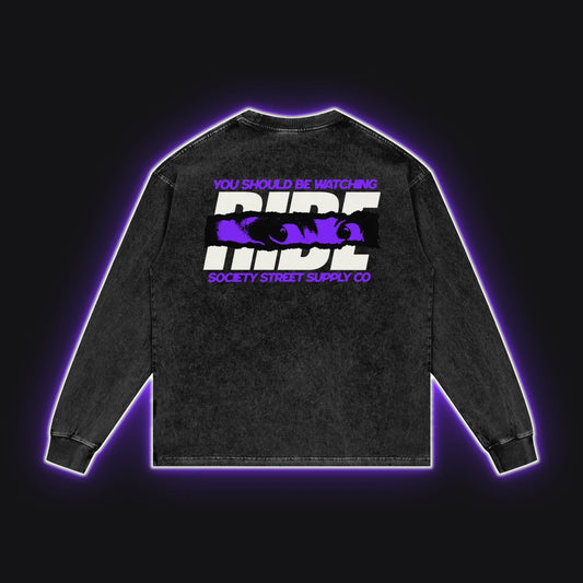 HC001 RS Dusk Long Sleeve No Sleeves, back view, rim glow